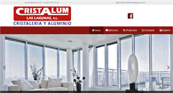 Desktop Screenshot of cristalumlaslagunas.com
